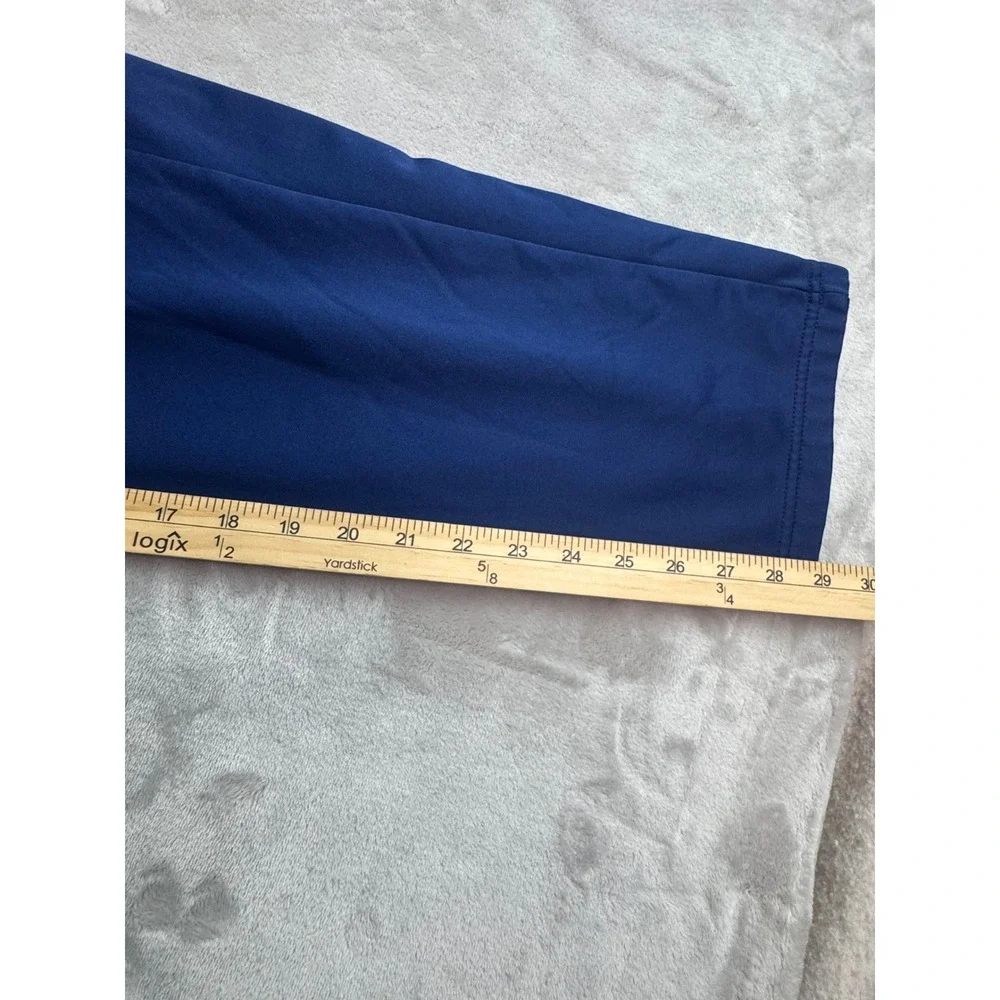 Nike Mens Dri-FIT Fleece Training Pants Navy Blue Straight Leg 800181-429 M